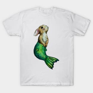 Brown Bunny Mermaid T-Shirt
